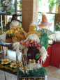 Deko Voglescheuche f�r herbstliche Einpflanzung
